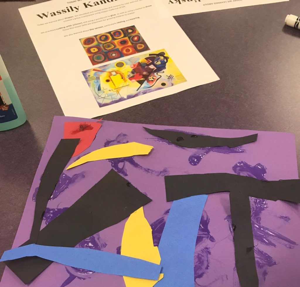 Kandinsky Process Art for Toddlers and Preschoolers