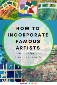 How to Incorporate Famous Artists into Kids Crafts